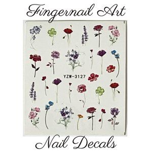 Fingernail Art Nail Decals Waterslide Transfer Stickers